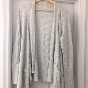 Sweet Romeo Open Light Gray Cardigan